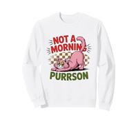 No es un Gato Lindo Purrson de la mañana Sudadera