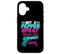 No es un spray de pimienta un poco de disparo de chica Carcasa para iPhone 16