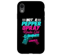 No es un spray de pimienta un poco de disparo de chica Carcasa para iPhone XR