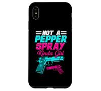 No es un spray de pimienta un poco de disparo de chica Carcasa para iPhone XS Max