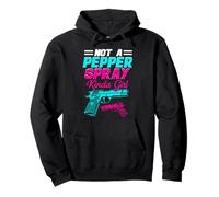 No es un spray de pimienta un poco de disparo de chica Sudadera con Capucha