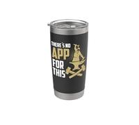 No es una aplicación para esta artesanía orfebrería. Vaso térmico de acero inoxidable de doble pared