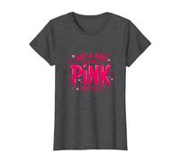 No es una Chica, al Igual Que la declaración de empoderamiento Rosa para niños Camiseta, Mujer, Jaspeado Oscuro, XL