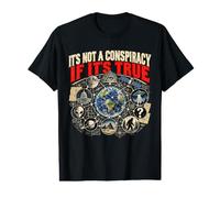 No es una conspiración si es Verdad Humor de la teoría de la Camiseta gráfica económica