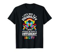 No es una discapacidad, es una Habilidad Diferente Autismo Camiseta