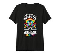 No es una discapacidad, es una Habilidad Diferente Autismo Camiseta Premium