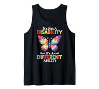 No es una discapacidad, es una Habilidad Diferente Autismo Camiseta sin Mangas