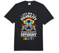 No es una discapacidad, es una Habilidad Diferente Autismo Comfort Colors Adult Heavyweight T-Shirt