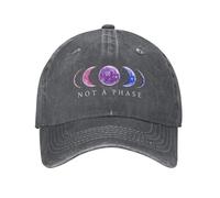 No Es Una Fase del Orgullo Bisexual LGBT Unisex Sombrero Vintage Gorras Hip Hop Protección Solar Snapback Cap para Verano Tenis Golf