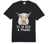 No es una Fase Highland Cow EMO Amante Aficionado Entusiasta Comfort Colors Adult Heavyweight T-Shirt