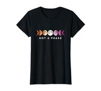 No es una fase Luna LGBT Orgullo Gay Lesbiana Camiseta