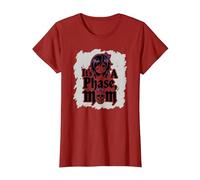No es una Fase mamá Anciano EMO gótico rebelde Nostalgia Camiseta, Mujer, Arándano, 3XL
