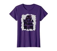 No es una Fase mamá Anciano EMO gótico rebelde Nostalgia Camiseta, Mujer, Morado, XL