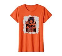 No es una Fase mamá Anciano EMO gótico rebelde Nostalgia Camiseta, Mujer, Naranja, XXL