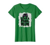 No es una Fase mamá Anciano EMO gótico rebelde Nostalgia Camiseta, Mujer, Verde Kelly, L