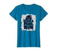 No es una Fase mamá Anciano EMO gótico rebelde Nostalgia Camiseta, Mujer, Zafiro, S