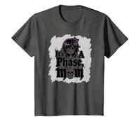 No es una Fase mamá Anciano EMO gótico rebelde Nostalgia Camiseta, Niños, Asfalto, 10 años