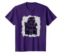 No es una Fase mamá Anciano EMO gótico rebelde Nostalgia Camiseta, Niños, Morado, 8 años