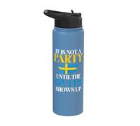 No es una fiesta hasta que el sueco aparezca Suecia Stainless Steel Insulated Water Bottle