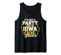No es una Fiesta hasta Que entra una Chica de Iowa, Chicas orgullosas Camiseta sin Mangas
