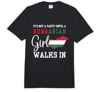 No es una Fiesta hasta Que entra una Chica húngara, Hungría Wo Comfort Colors Adult Heavyweight T-Shirt