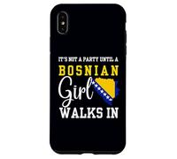 No es una Fiesta hasta Que entra una niña Bosnia, Bosnia Mujeres Carcasa para iPhone XS MAX