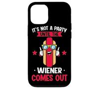 No es una Fiesta hasta Que salga el Wiener, Divertido Perro Caliente Carcasa para iPhone 12/12 Pro