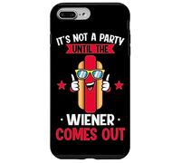No es una Fiesta hasta Que salga el Wiener, Divertido Perro Caliente Carcasa para iPhone 7 Plus/8 Plus