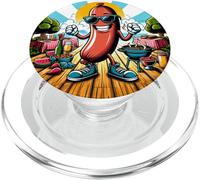 No es una Fiesta hasta Que salga Kielbasa BBQ con Salchichas PopSockets PopGrip para MagSafe