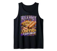 No es una Fiesta hasta Que salga mi Glizzy Hot Dog Meme Bootleg Camiseta sin Mangas