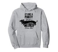 No es una Fiesta hasta Que salga un Perro Divertido Sudadera con Capucha
