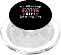 No es una fiesta hasta que una chica de Dayton camina en el medio oeste de Ohio PopSockets PopGrip para MagSafe