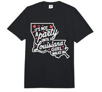 No es una Fiesta hasta Que una Chica de Louisiana entra, Chicas orgullosas Comfort Colors Adult Heavyweight T-Shirt
