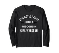No es una fiesta hasta que una chica de Wisconsin camina en Wisconsin Manga Larga