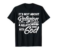 No es una religión es una relación Cristiano Jesús Dios Camiseta