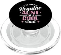 No es una tía regular Lema de tía fresca PopSockets PopGrip para MagSafe