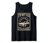 No es Viejo, Soy un clásico - Hot Rod Retro de American Muscle Cars Camiseta sin Mangas