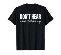 No escuches lo Que no Dije Gráfico Autista Camiseta