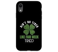 No está Cansado como Farm Fair Week Shamrock Life Carcasa para iPhone XR
