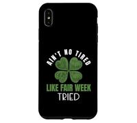 No está Cansado como Farm Fair Week Shamrock Life Carcasa para iPhone XS MAX
