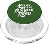No está Cansado como la Semana Justa Cansado Vida agrícola Rural PopSockets PopGrip para MagSafe