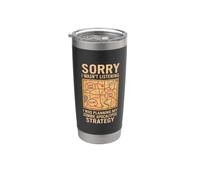 No estaba escuchando humor divertido de apocalipsis zombi Vaso térmico de acero inoxidable de doble pared