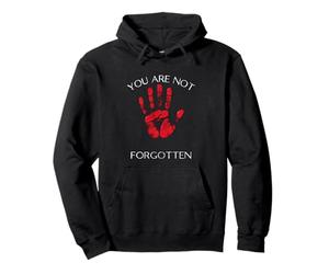 No estás Olvidado de la Mano roja de la Conciencia de los nativos Americanos Sudadera con Capucha