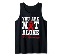 No estás Solo Apoyo de concienciación SVT Camiseta sin Mangas