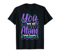 No estás Solo Concientización sobre la prevención del Suicidio Camiseta