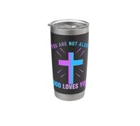 No estás solo Dios te ama sobrevivir a pensamientos suicidas Vaso térmico de acero inoxidable de doble pared