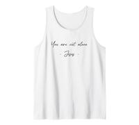 No estás Solo - Dios te ama - Versos Cristianos Camiseta sin Mangas