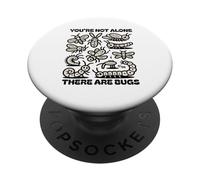 no Estas Solo Hay Insectos Insectos Entomologist Lover PopSockets PopGrip Adhesivo