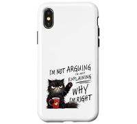 No Estoy argumentando Que Solo Estoy explicando por qué Tengo razón Carcasa para iPhone X/XS