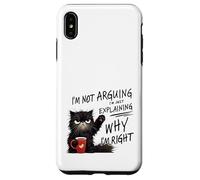 No Estoy argumentando Que Solo Estoy explicando por qué Tengo razón Carcasa para iPhone XS MAX